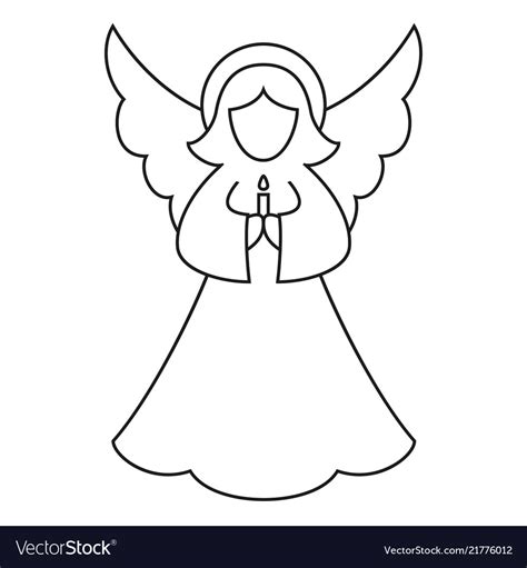 Share 78 Christmas Angel Drawing Latest Nhadathoanghavn