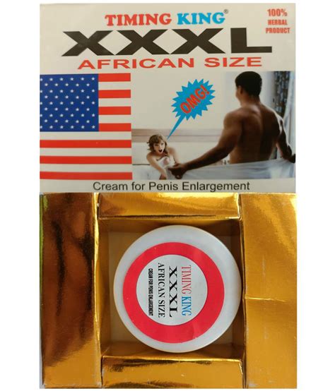 Combo Of Timing King Xxxl African Size Cream For Penis Enlargement
