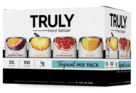 Truly Hard Seltzer Tropical Mix Pack Popsugar Food