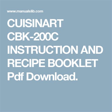Simple raisin fruit loaf bread recipe breadmaker machine breville custom loaf pro bbm800 how to. Cuisinart Bread Maker Instruction & Recipe Book | Booklet ...