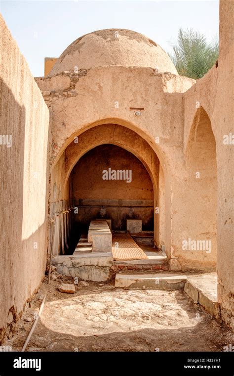 Ablutions Area New Gourna Village Mosque By Hassan Fathy Egypt Stock