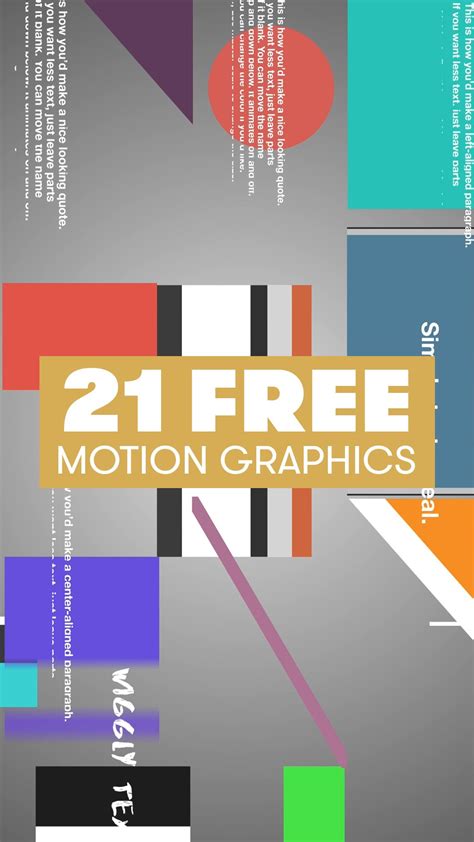 Join aedownload.com and start download from the bigger after effects recourse website online. 21 Free Motion Graphics Templates for Adobe Premiere Pro ...