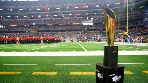 The History Of College Football Championship Games Nbc Sports