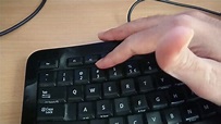 How to type the # (hash) sign with a UK keyboard - YouTube