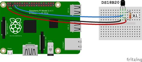 Raspberry Pi Ds B Temperature Sensor Tutorial Circuit Basics