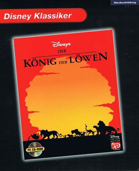 The Lion King 1996 Windows Box Cover Art Mobygames