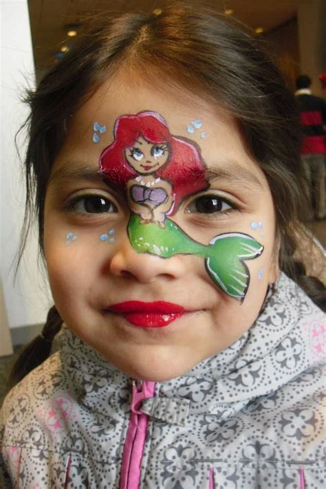 Ariel Little Mermaid Painted By Wina Shelley Of Party Picassos Face