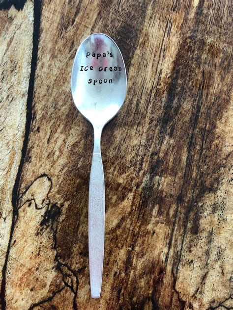 stamped spoons with funny and cute sayings or custom spoon etsy