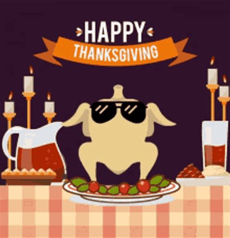 Funny Thanksgiving Turkey Dancing Animation