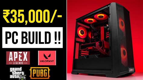 Rs35000 Ultra Gaming Pc Build 1080p Gaming 2020 Pc Build Under 35000