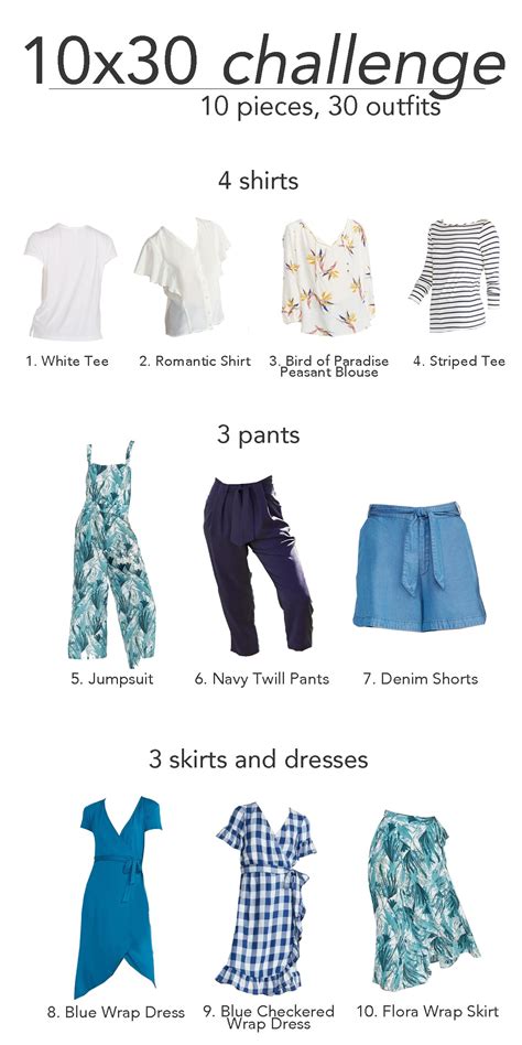 10 Pieces 30 Outfits Going Zero Waste