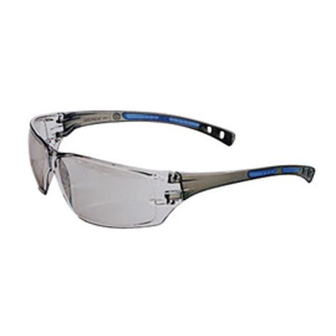Radnor Cobalt Classic Series Safety Glasses With Charcoal Frame Clear Indoor Outdoor Lens And