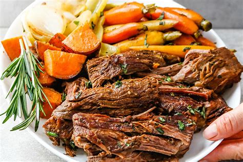 Add toppings like sour cream and grated cheese for an extra kick. Melt-in-Your-Mouth Chuck Roast Crock Pot Recipe (Slow Cooker)