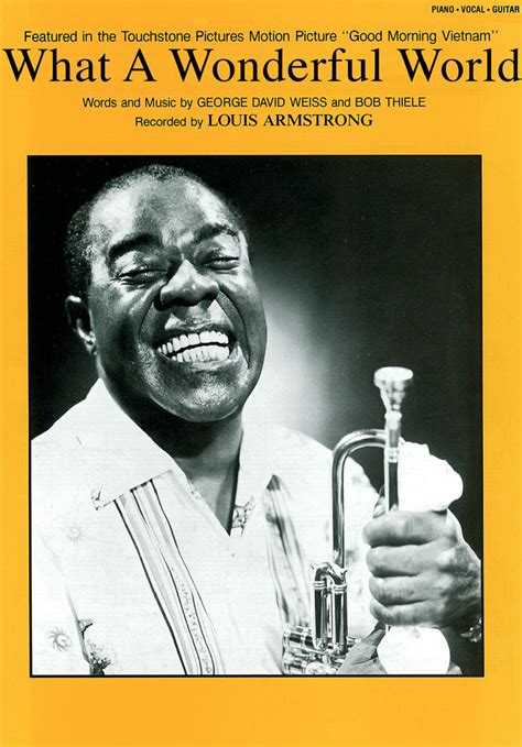 What A Wonderful World By Louis Armstrong Sheet Music
