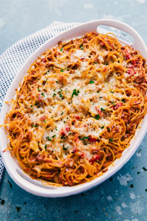 Easy Recipe Perfect Spaghetti Bake The Healthy Cake Recipes