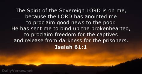 Isaiah 611 Bible Verse