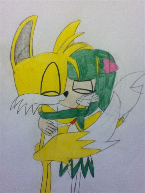 Cosmo, i wanted to see you again. Tails X Cosmo Happy Kiss 3 by tailsthefoxlover715 on ...