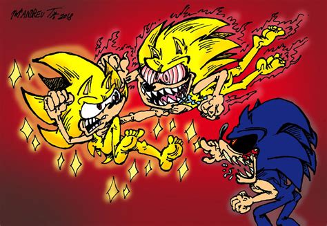 Vs Fleetway Super Sonic Fnf Hd Animation 360° Chaos From Sonic Mobile