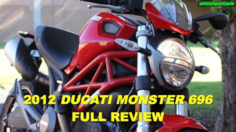 Weight has been reduced 5 kg on the previous model, the monster 695. DUCATI Monster 696 Review - A Good Starter Bike? Yes it is ...