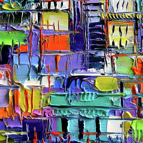Paris Abstract Architecture Painting By Mona Edulesco Fine Art America