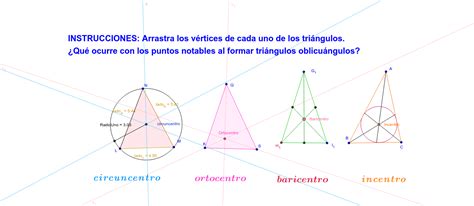 Puntos Notables En Los Triángulos Geogebra