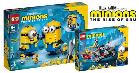 Lego Minions Sets Now Available Including Brick Built Stuart Kevin And