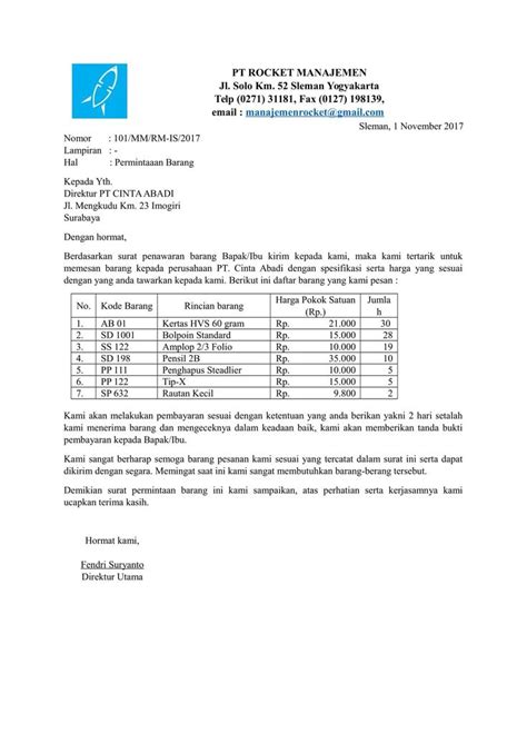 Surat penawaran dalam bahasa inggris. Permintaan Penawaran Jasa Pengiriman Barang | Surat, The ...