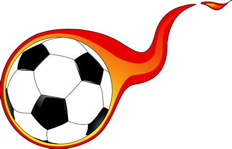 Onlinelabels Clip Art Flaming Soccer Ball