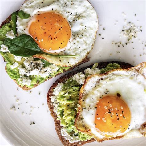 Avocado And Egg Toast With Hemp Seeds And Goat Cheese Recipe The Feedfeed