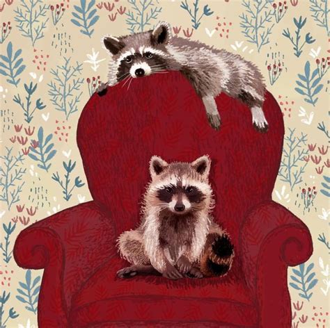 Raccoons Levysfriends Raccoon Art Animal Illustration Raccoon
