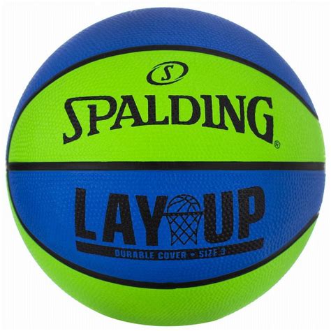 Spalding Sports Russell Spalding 22 Mini Blue And Green Lay Up