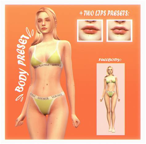 Sims Female Body Presets All In One Photos The Best Porn Website