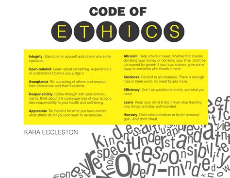 This List Of Ethics Can Be Applied To Everyone And Not Just Teachers A