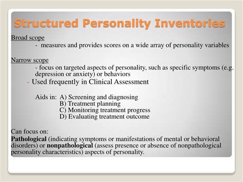 Ppt Ch 12 Personality Assessment Powerpoint Presentation Free Download Id 141524
