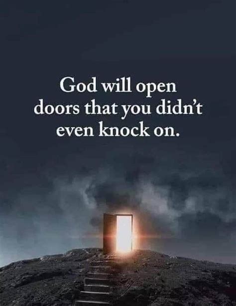 God Open Door Quotes Darrick Pringle