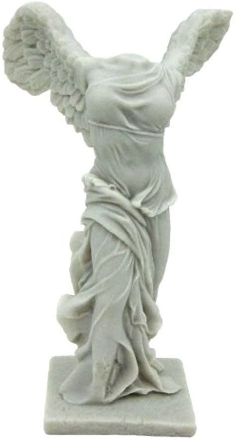 Generic Winged Nike Of Samothrace Victory Louvre Museum Greek Statue Sculpture Cast Marble