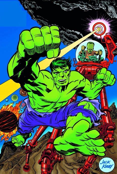 The Hulk Vs The Leader By Jack Kirby Jack Kirby Jack Kirby Art Marvel Comics Superheroes