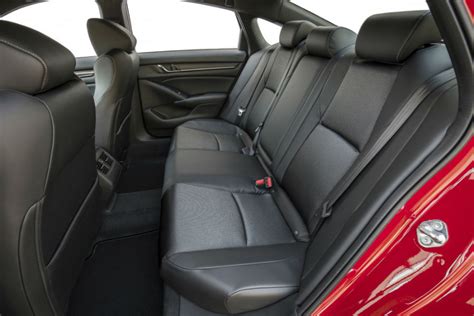 With upscale cabin materials, a good number of standard safety features, lively handling, energetic engines, and decent fuel economy, it stands out among midsize cars as a great family or commuter vehicle. Cargo and Passenger Space Dimensions in the 2020 Honda Accord