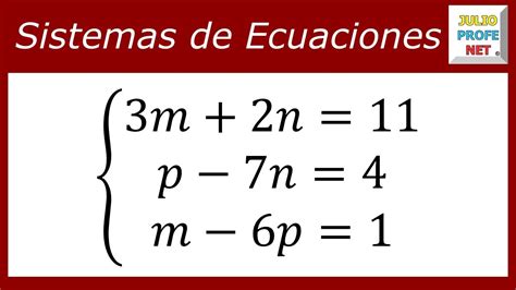 Sistema De Ecuaciones Lineales 3×3 Ejercicio 2 Youtube