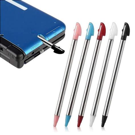 5pcs Colors Metal Retractable Stylus Touch Pen For Nintendo 3ds Xl