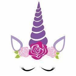 This unicorn face would be precious on a shirt, bag or even a pair of shoes! Free Unicorn SVG cut file - FREE design downloads for your ...