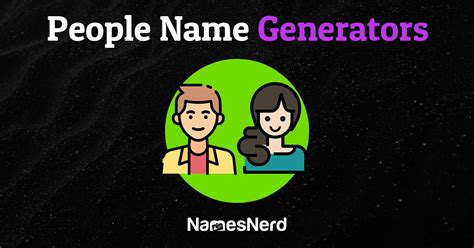 People Name Generators For Characters And Real Humans