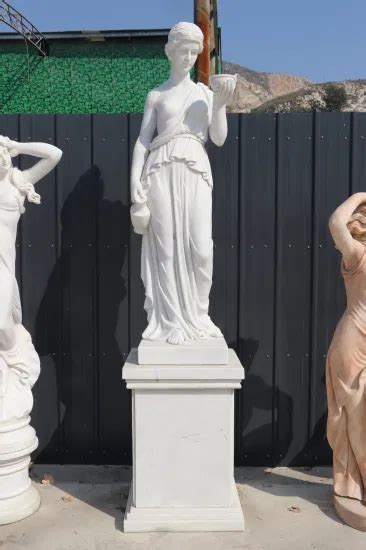 High Quality White Lady Female Woman Sculpture Nude Art Marble Statue