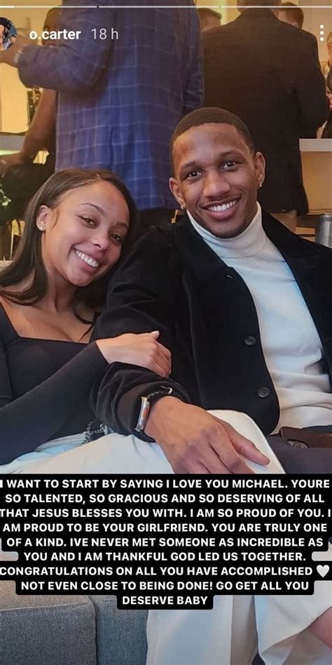 Photo Former Washington Qb Michael Penix Jr Shares Love Filled Snap With Gf Olivia Carter