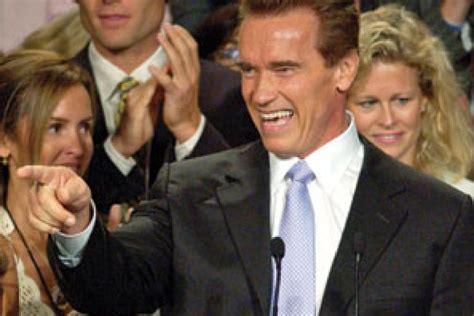 Schwarzenegger Elected Governor Oct 7 2003 Politico