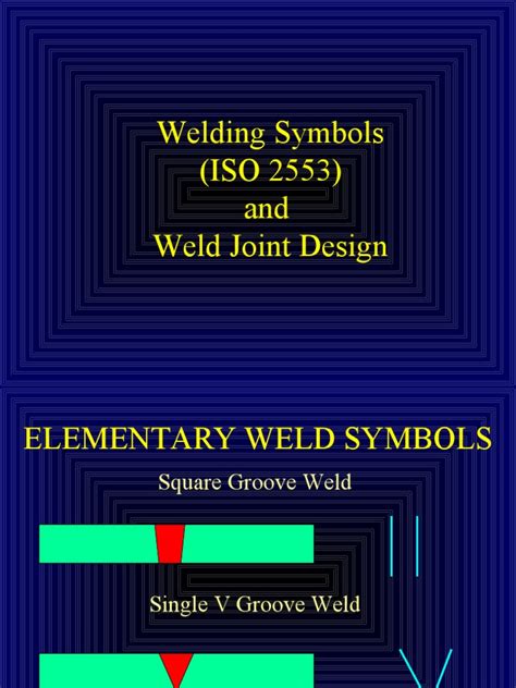 Welding Symbols Iso 2553 And Weld Joint Design Pdf
