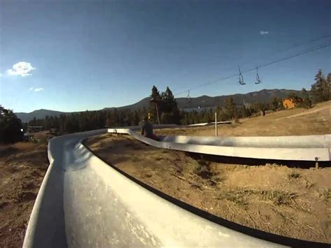Big Bear Alpine Slide Race Gopro Youtube