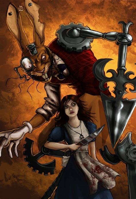 Battle With The March Hare By Fiszike On Deviantart Alice Madness Returns Alice In Wonderland