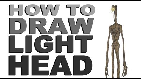How To Draw Light Head Trevor Henderson Youtube