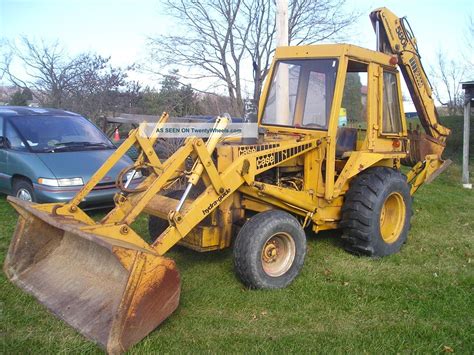 Backhoe Case 580b Extend A Hoe With Trailer